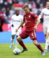 Fussball 1. Bundesliga Saison 21/22: FC Bayern Muenchen - Bayer 04 Leverkusen