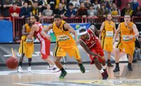 Basketball 1. Bundesliga 2012/2013:  Walter Tigers Tuebingen - FC Bayern Muenchen