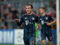 Fussball Champions League 13/14: JUBEL Mario Goetze (FC Bayern Muenchen)