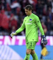 Fussball 1. Bundesliga Saison 21/22: FC Bayern Muenchen -  Hertha BSC Berlin