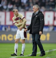 Fussball 1. Bundesliga  Saison 2010/2011:  Eintracht Frankfurt - Hannover 96