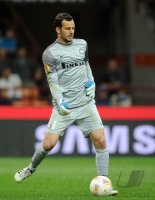 Fussball: Europa League Saison 2012/2013: Torwart Handanovic Samir (Inter Mailand)