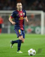 FUSSBALL INTERNATIONAL CHL 12/13:  Andres Iniesta (Barca)