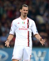 FUSSBALL INTERNATIONAL  CHL Viertelfinale 11/12: Zlatan Ibrahimovic (AC Mailand)