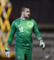 FUSSBALL INTERNATIONAL: Torwart Adam FEDERICI (Australien)