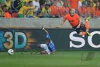 FUSSBALL WM 2010, VIERTELFINALE: Holland - Brasilien