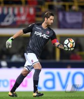 FUSSBALL SERIE A 2017/2018: Torwart Antonio Mirante (FC Bologna)