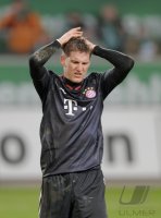 Fussball 1. Bundesliga  Saison 2010/2011: ENTTAEUSCHUNG  Bastian Schweinsteiger (FC Bayern Muenchen)