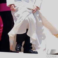 Rom Generalaudienz;  Schuhe des Papst Franziskus I.