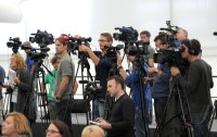 FUSSBALL INTERNATIONAL EURO 2012:  Pressekonferenz der Deutschen Nationalmannschaft in Danzig