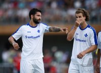 Fussball 1. Bundesliga Saison 15/16: Aytac Sulu (SV Darmstadt 98) und Yannick Stark (SV Darmstadt 98)