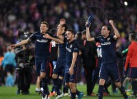 Fussball CHL 15/16 Viertelfinale: Atletico Madrid - FC Barcelona