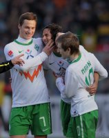 Fussball 1. Bundesliga  Saison 2010/2011:  SC Freiburg - SV Werder Bremen