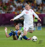 Fussball International Europameisterschaft 2012: England - Italien