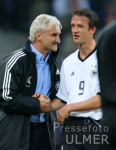 Fussball - EM-Qualifikation: Deutschland - Island, Voeller und Bobic