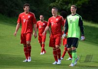 Fussball 1. Bundesliga 2012/2013:  Fototermin beim  FC Bayern Muenchen