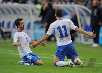 Fussball International EM 2012-Qualifikation:  JUBEL Bosnien-Herzegowina