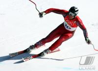 Olympische Spiele 2006 Turin - Abfahrt Herren Jubel Deneriaz