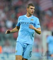 Fussball CHL  Saison 2011/2012: Edin Dzeko (Manchester City)