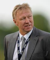 Fussball U 21 EM 2009:  Trainer Horst Hrubesch  (Deutschland)
