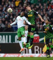 Fussball, 1. Bundesliga  Saison 2013/2014: SV Werder Bremen - Borussia Moenchengladbach