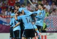 Fussball International Europameisterschaft 2012: Kroatien - Spanien