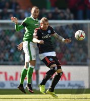 Fussball, 1. Bundesliga  Saison 2014/2015: SV Werder Bremen - Hamburger SV