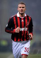 FUSSBALL SERIE A: David Beckham  (Milan)