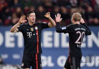 Fussball 1. Bundesliga Saison 14/15: JUBEL FC Bayern Muenchen