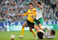 FUSSBALL 1. BUNDESLIGA: Bremen - Dortmund