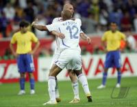 Fussball WM 2006: Brasilien - Frankreich ; Brasil - France