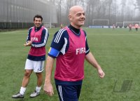 FIFA Praesident Gianni Infantino (Schweiz) erster Tag im Home of Fifa