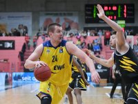 Basketball 1. Bundesliga 17/18 Hauptrunde: Walter Tigers Tuebingen - EWE Baskets Oldenburg