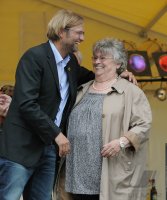 FUSBALL  Meistertrainer Klopp  (BVB Dortmund)  beim Empfang im Heimatort  Glatten