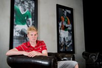 Fussball 1. Bundesliga, Saison 2012/2013, Werder Bremen: Kevin de Bruyne exklusiven Pressefoto ULMER Fotoshooting