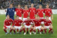 Fussball International: Daenemark, Teamphoto