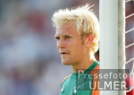 Fussball 1. Bundesliga: Bremen, LAGERBLOM am Torpfosten