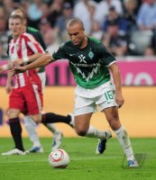 Fussball 1. Bundesliga  Saison 2010/2011: FC Bayern Muenchen - Werder Bremen