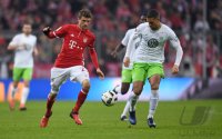 Fussball 1. Bundesliga Saison 16/17: FC Bayern Muenchen - VfL Wolfsburg