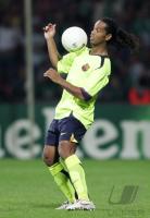 Fussball International UCL: Madrid, RONALDINHO Einzelaktion am Ball