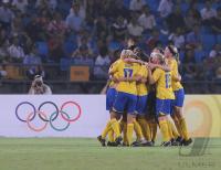 FUSSBALL  Olympia 2008   Vorrunde  Frauen   Schweden - Kanada