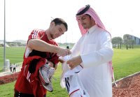 Fussball 1. Bundesliga 11/12: FC Bayern Muenchen in Doha