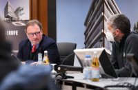 Pressekonferenz Kreisimpfzentrum (KIZ) Tuebingen