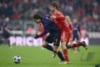 FUSSBALL INTERNATIONAL CHL ACHTELFINALE 12/13: FC Bayern Muenchen - FC Arsenal London
