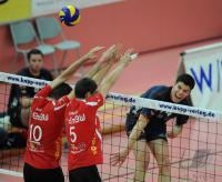 Volleyball 1. Bundesliga  09/10  TV Rottenburg - Wuppertal Titans