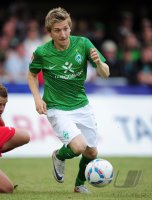 Fussball 1. Bundesliga, Testspiel: Werder Bremen, MARIN am Ball