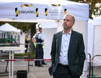 Gegendemo zum Streitgespraech OB Palmer und AfD Landesvorsitzender Frohnmaier in Tuebingen