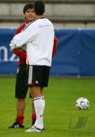 Fussball  Training der deutschen Nationalmannschaft vor dem EM Qualifikationsspiel gegen Irland.