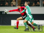Fussball CL: Leverkusen - Maccabi Haifa, Zweikampf