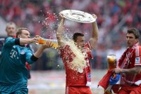 Fussball 1. Bundesliga  Saison  2012/2013:  Deutscher Meister 12/13 FC Bayern Muenchen